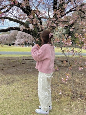 「abc une face（アーベーセーアンフェイス）のアイテム」を使った、kさん（レディース・145cm）の春コーディネート