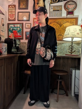 「Needles（ニードルス）のアイテム（パンツ）」を使った、髪切りおじさん。さん（メンズ・165cm）の秋コーディネート