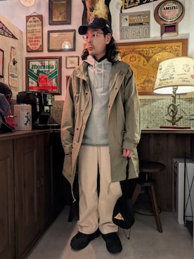 髪切りおじさん。さん（メンズ・165cm）の春コーディネート