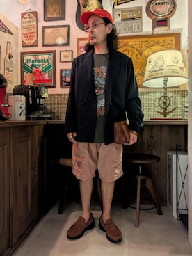髪切りおじさん。さん（メンズ・165cm）の秋コーディネート