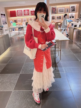 「SLURR（スラ―）のアイテム」を使った、👾さん（レディース・158cm）の秋コーディネート