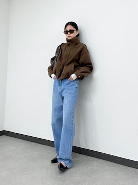 「COLONY 2139（コロニートゥーワンスリーナイン）のアイテム（パンツ）」を使った、yuさん（レディース・163cm）の秋コーディネート