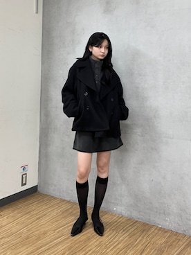 「COLONY 2139（コロニートゥーワンスリーナイン）のアイテム（トップス）」を使った、yuさん（レディース・163cm）の秋コーディネート