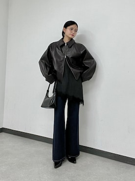 「COLONY 2139（コロニートゥーワンスリーナイン）のアイテム（パンツ）」を使った、yuさん（レディース・163cm）の秋コーディネート