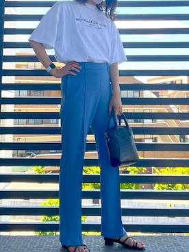 「LYDIE（リディー）のアイテム」を使った、青タンさん（レディース・164cm）の夏コーディネート