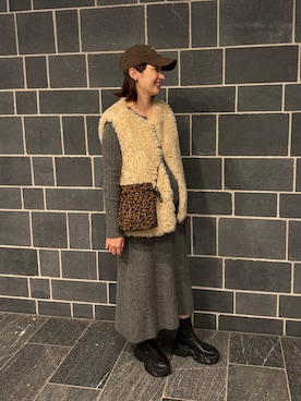 「アイテム（ワンピース/ドレス）」を使った、青タンさん（レディース・164cm・20代）の秋コーディネート