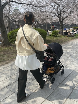 「Re:EDIT（リエディ）のアイテム」を使った、青タンさん（レディース・164cm）の春コーディネート