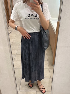 「LYDIE（リディー）のアイテム」を使った、青タンさん（レディース・164cm）の夏コーディネート