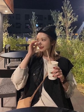 「StyleSea（スタイルシー）のアイテム（トップス）」を使った、StyleSeaさん（レディース・154cm）の秋コーディネート
