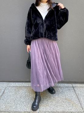 「カラー×コーデ」｜「アイテム（バッグ）」を使った、StyleSeaさん（レディース・163cm）の夏コーディネート