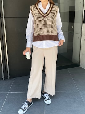 「StyleSea（スタイルシー）のアイテム（パンツ）」を使った、StyleSeaさん（レディース・163cm）の夏コーディネート