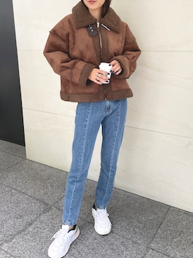 「StyleSea（スタイルシー）のアイテム」を使った、StyleSeaさん（レディース・163cm）の秋コーディネート