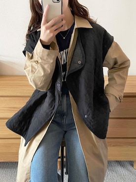 「StyleSea（スタイルシー）のアイテム（トップス）」を使った、StyleSeaさん（レディース・158cm）の秋コーディネート