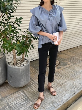 「StyleSea（スタイルシー）のアイテム」を使った、StyleSeaさん（レディース・160cm）の春コーディネート