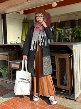 「StyleSea（スタイルシー）のアイテム」を使った、StyleSeaさん（レディース・170cm）の秋コーディネート