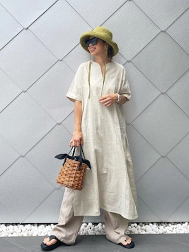 「StyleSea（スタイルシー）のアイテム」を使った、StyleSeaさん（レディース・158cm）の夏コーディネート