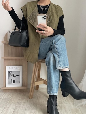 「StyleSea（スタイルシー）のアイテム」を使った、StyleSeaさん（レディース・162cm）の秋コーディネート