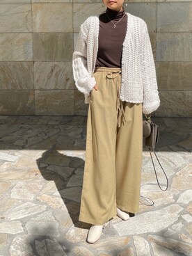 「Meli rich（メリーリッチ）のアイテム」を使った、StyleSeaさん（レディース・160cm）の秋コーディネート