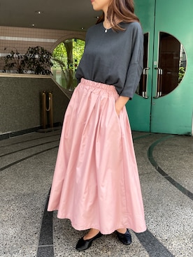 「タックイン」｜StyleSeaさん（レディース・163cm）の夏コーディネート