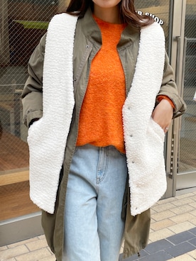 「StyleSea（スタイルシー）のアイテム」を使った、StyleSeaさん（レディース・163cm）の冬コーディネート