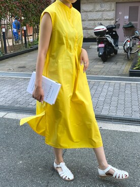 「カラー×コーデ」｜「アイテム（ワンピース）」を使った、StyleSeaさん（レディース・160cm）の春コーディネート