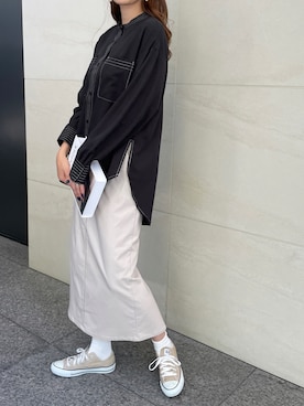 「StyleSea（スタイルシー）のアイテム」を使った、StyleSeaさん（レディース・163cm）の秋コーディネート