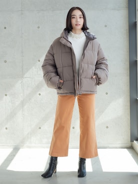 「StyleSea（スタイルシー）のアイテム」を使った、StyleSeaさん（レディース・162cm）の秋コーディネート