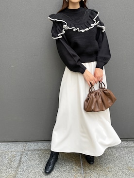 「StyleSea（スタイルシー）のアイテム」を使った、StyleSeaさん（レディース・163cm）の秋コーディネート