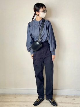 「StyleSea（スタイルシー）のアイテム（トップス）」を使った、StyleSeaさん（レディース・158cm）の秋コーディネート