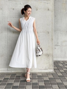 「StyleSea（スタイルシー）のアイテム」を使った、StyleSeaさん（レディース・163cm）の夏コーディネート