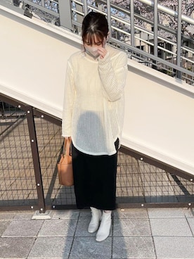 「Meli rich（メリーリッチ）のアイテム」を使った、StyleSeaさん（レディース・160cm）の春コーディネート