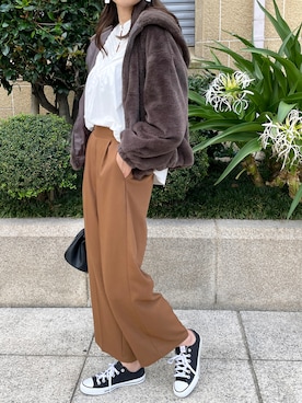 「アイテム（ブルゾン）」を使った、StyleSeaさん（レディース・163cm）の夏コーディネート