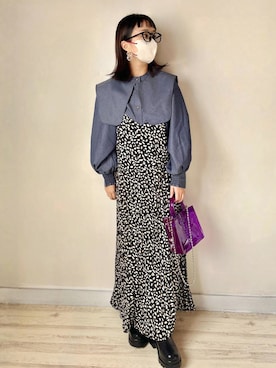 「StyleSea（スタイルシー）のアイテム（トップス）」を使った、StyleSeaさん（レディース・158cm）の秋コーディネート