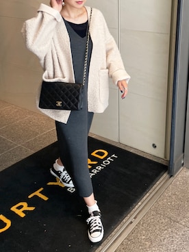 「chanel」｜「アイテム（ノーカラージャケット）」を使った、StyleSeaさん（レディース・163cm）の秋コーディネート
