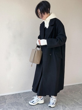 「韓国ファッション」｜StyleSeaさん（レディース・162cm）の冬コーディネート