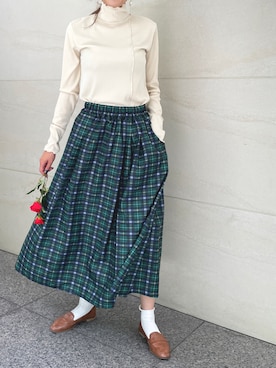 「StyleSea（スタイルシー）のアイテム」を使った、StyleSeaさん（レディース・163cm）の秋コーディネート