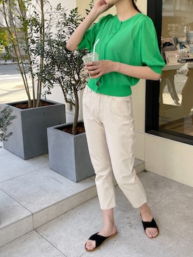 「Meli rich（メリーリッチ）のアイテム」を使った、StyleSeaさん（レディース・160cm）の春コーディネート