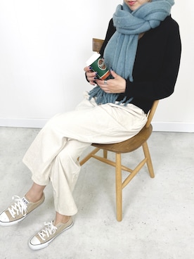 「StyleSea（スタイルシー）のアイテム（パンツ）」を使った、StyleSeaさん（レディース・163cm）の秋コーディネート