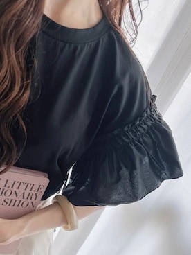 「StyleSea（スタイルシー）のアイテム（トップス）」を使った、StyleSeaさん（レディース・163cm）の夏コーディネート