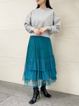 「StyleSea（スタイルシー）のアイテム」を使った、StyleSeaさん（レディース・163cm）の秋コーディネート