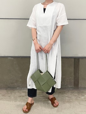 「Meli rich（メリーリッチ）のアイテム」を使った、StyleSeaさん（レディース・158cm）の夏コーディネート