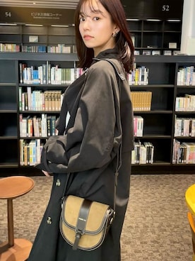 「シンフルコーデ」｜「アイテム（ステンカラーコート）」を使った、StyleSeaさん（レディース・166cm）の春コーディネート