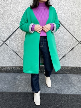 「StyleSea（スタイルシー）のアイテム」を使った、StyleSeaさん（レディース・155cm）の秋コーディネート