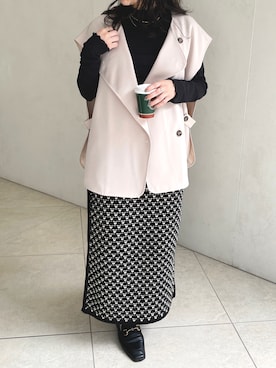 「StyleSea（スタイルシー）のアイテム」を使った、StyleSeaさん（レディース・155cm）の秋コーディネート