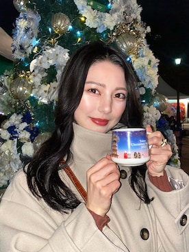 「マイベストコーデ2022」｜「アイテム（チェスターコート）」を使った、StyleSeaさん（レディース・164cm）の冬コーディネート