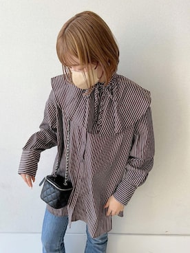 「Meli rich（メリーリッチ）のアイテム」を使った、StyleSeaさん（レディース・158cm）の秋コーディネート