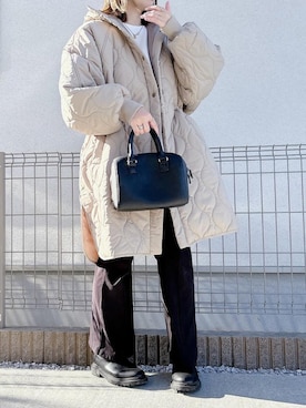 「ご近所コーデ」｜「アイテム（ジャケット/アウター）」を使った、StyleSeaさん（レディース・162cm）の冬コーディネート
