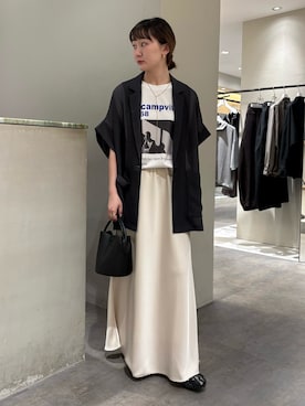 moekaさん（レディース・156cm）の春コーディネート