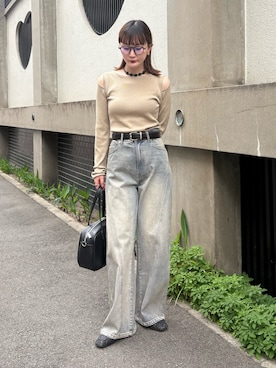 moekaさん（レディース・156cm）の春コーディネート