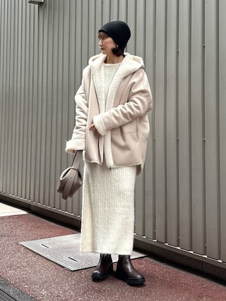 「Lui's（ルイス）のMILLELA FIRENZE ベルトハンドバッグ（ハンドバッグ）」を使った、moekaさん（レディース・156cm）の秋コーディネート